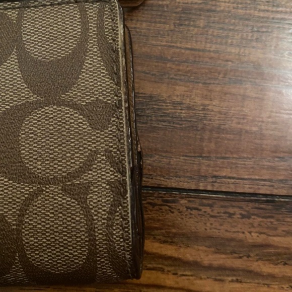 Coach Signature PVC Compact Wallet - Picture 7 of 7